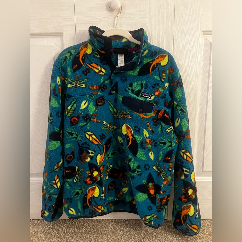 Rare Patagonia Jitterbug T-Snap Synchilla